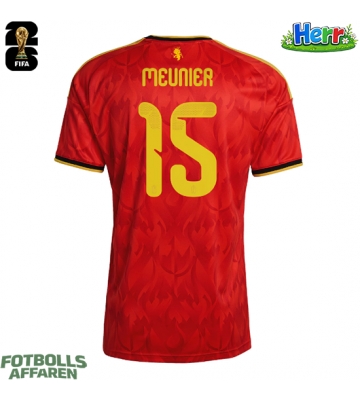 Belgien Thomas Meunier #15 Hemmatröja VM 2026 Kortärmad